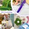 25mm Large Crochet Hook for Chunky Yarn,Ergonomic Crochet Needles for Arthritic Hands,Plastic Crystal Smooth Crochet Hooks for Handmade DIY Crocheting
